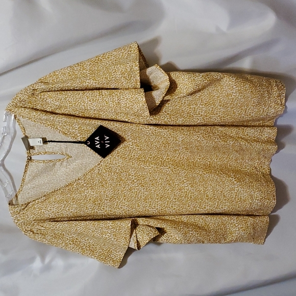 Ava & Viv Tops - Ava &Viv Women's Plus Size Short Sleeve Blouse